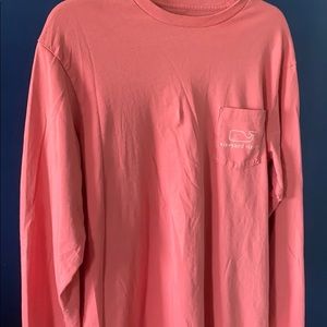 Vineyard Vines Men’s Pinkish/Red Logo T-shirt